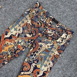 Peruvian Connection Sumatra Abstract Multicolor High Rise Slim‎ Pants Size 12